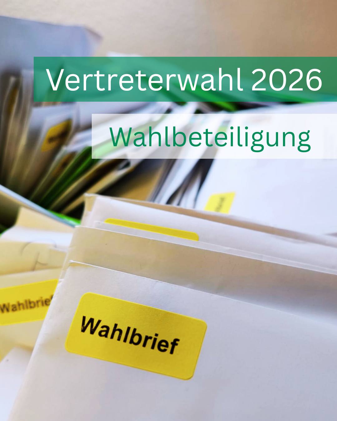Wahlbriefe, Wahlbeteiligung